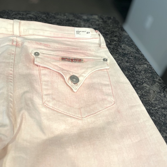 Hudson Pink Midrise Ankle LILLY Skinny Jeans - Picture 7 of 13